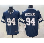 Men's Dallas Cowboys #94 Marshawn Kneeland Navy F.U.S.E. Vapor Limited Stitched Football Jersey