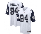 Mens Dallas Cowboys #94 Marshawn Kneeland Nike White Vapor Untouchable Limited Football Stitched Jersey