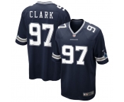 Mens Dallas Cowboys #97 Kenny Clark Nike Navy Vapor F.U.S.E. Limited Jersey