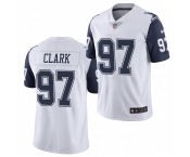 Mens Dallas Cowboys #97 Kenny Clark Nike White Color Rush Vapor F.U.S.E. Limited Jersey