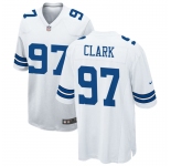 Mens Dallas Cowboys #97 Kenny Clark Nike White Vapor F.U.S.E. Limited Jersey