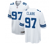 Mens Dallas Cowboys #97 Kenny Clark Nike White Vapor F.U.S.E. Limited Jersey
