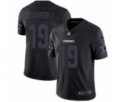 Men's Nike Dallas Cowboys #19 Amari Cooper Limited Black Rush Impact NFL Jersey