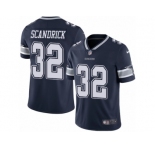 Men's Nike Dallas Cowboys #32 Orlando Scandrick Vapor Untouchable Limited Navy Blue Team Color NFL Jersey
