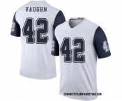 Men's Nike Dallas Cowboys #42 Deuce Vaughn White Stitched NFL Limited Rush Jersey