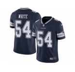 Men's Nike Dallas Cowboys #54 Randy White Vapor Untouchable Limited Navy Blue Team Color NFL Jersey