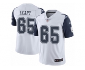 Men's Nike Dallas Cowboys #65 Ronald Leary Limited White Rush NFL Jersey