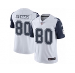 Men's Nike Dallas Cowboys #80 Rico Gathers Limited White Rush NFL Jersey