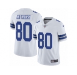 Men's Nike Dallas Cowboys #80 Rico Gathers Vapor Untouchable Limited White NFL Jersey