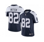 Men's Nike Dallas Cowboys #82 Jason Witten Vapor Untouchable Limited Navy Blue Throwback Alternate NFL Jersey