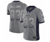 Men's Nike Dallas Cowboys #83 Terrance Williams Limited Gray Rush Drift Fashion NFL Jersey