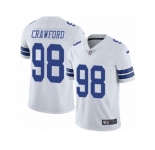 Men's Nike Dallas Cowboys #98 Tyrone Crawford Vapor Untouchable Limited White NFL Jersey