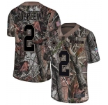 Nike Cowboys #2 Greg Zuerlein Camo Men's Stitched NFL Limited Rush Realtree Jersey