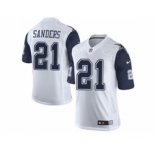 nike nfl jerseys dallas cowboys #21 deion sanders white[Limited throwback][sanders]