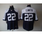 nike nfl jerseys dallas cowboys #22 e.smitth blue[game limited throwback]