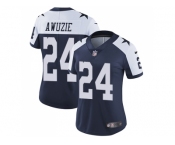 Women Nike Dallas Cowboys #24 Chidobe Awuzie Navy Blue Thanksgiving Stitched NFL Vapor Untouchable Limited Throwback Jersey