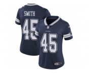 Women Nike Dallas Cowboys #45 Rod Smith Navy Blue Team Color Vapor Untouchable Limited Player NFL Jersey