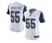 Women Nike Dallas Cowboys #55 Leighton Vander Esch White Stitched NFL Limited Rush Jersey