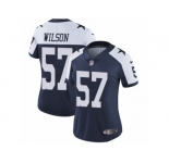 Women Nike Dallas Cowboys #57 Damien Wilson Navy Blue Throwback Alternate Vapor Untouchable Limited Player NFL Jersey