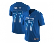 Women Nike Dallas Cowboys #77 Tyron Smith Royal Stitched NFL Limited NFC 2018 Pro Bowl Jersey