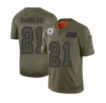 Women's Dallas Cowboys #21 Deion Sanders Limited Camo 2019 Salute to Service Football Jersey