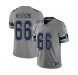 Women's Dallas Cowboys #66 Connor McGovern Limited Gray Inverted Legend Football Jersey