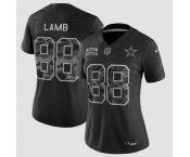 Women's Dallas Cowboys #88 CeeDee Lamb Black 2026 F.U.S.E. Salute to Service Limited Stitched Jersey