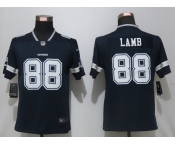 Women's Dallas Cowboys #88 CeeDee Lamb Navy Blue Team Color Vapor Untouchable Limited Player Football Jersey