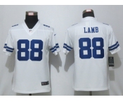 Women's Dallas Cowboys #88 CeeDee Lamb White Vapor Untouchable Limited Player Football Jersey