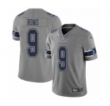 Women's Dallas Cowboys #9 Tony Romo Limited Gray Inverted Legend Football Jersey