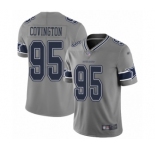 Women's Dallas Cowboys #95 Christian Covington Limited Gray Inverted Legend Football Jersey