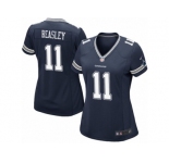 Women's Nike Dallas Cowboys #11 Cole Beasley Game Navy Blue Team Color NFL Jersey
