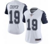 Women's Nike Dallas Cowboys #19 Amari Cooper Limited White Rush Vapor Untouchable NFL Jersey