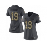 Women's Nike Dallas Cowboys #19 Brice Butler Limited Black 2016 Salute to Service NFL Jersey
