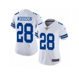 Women's Nike Dallas Cowboys #28 Darren Woodson Vapor Untouchable Limited White NFL Jersey