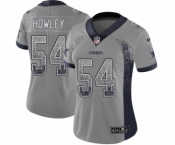Women's Nike Dallas Cowboys #54 Chuck Howley Limited Gray Rush Drift Fashion NFL Jersey