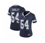 Women's Nike Dallas Cowboys #54 Chuck Howley Vapor Untouchable Limited Navy Blue Team Color NFL Jersey