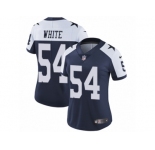 Women's Nike Dallas Cowboys #54 Randy White Vapor Untouchable Limited Navy Blue Throwback Alternate NFL Jersey