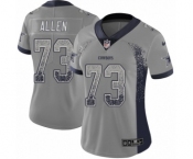 Women's Nike Dallas Cowboys #73 Larry Allen Limited Gray Rush Drift Fashion NFL Jersey