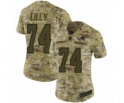 Women's Nike Dallas Cowboys #74 Bob Lilly Limited Camo 2018 Salute to Service NFL Jersey