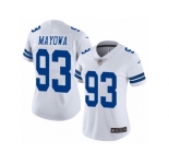 Women's Nike Dallas Cowboys #93 Benson Mayowa Vapor Untouchable Limited White NFL Jersey