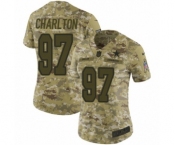 Women's Nike Dallas Cowboys #97 Taco Charlton Limited Camo 2018 Salute to Service NFL Jersey