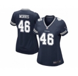 nike women nfl jerseys dallas cowboys #46 alfred morris blue[nike]