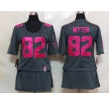 nike women nfl jerseys dallas cowboys #82 witten dk.grey[breast cancer awareness]