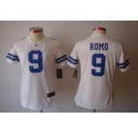 nike women nfl jerseys dallas cowboys #9 romo white[nike limited]