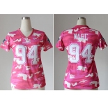 nike women nfl jerseys dallas cowboys #94 ware pink[fashion camo]