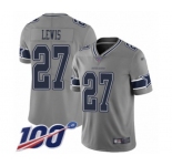 Youth Dallas Cowboys #27 Jourdan Lewis Limited Gray Inverted Legend 100th Season Football Jersey