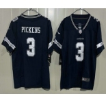Youth Dallas Cowboys #3 George Pickens Limited Navy Vapor Jersey