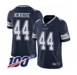 Youth Dallas Cowboys #44 Robert Newhouse Navy Blue Team Color Vapor Untouchable Limited Player 100th Season Football Jersey