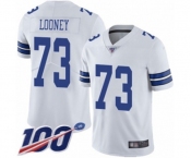 Youth Dallas Cowboys #73 Joe Looney White Vapor Untouchable Limited Player 100th Season Football Jersey